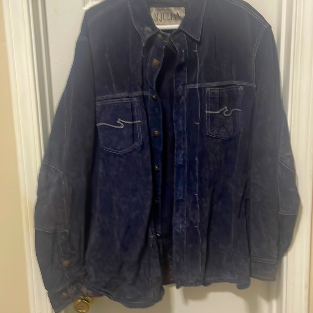 Blue Suede Jacket